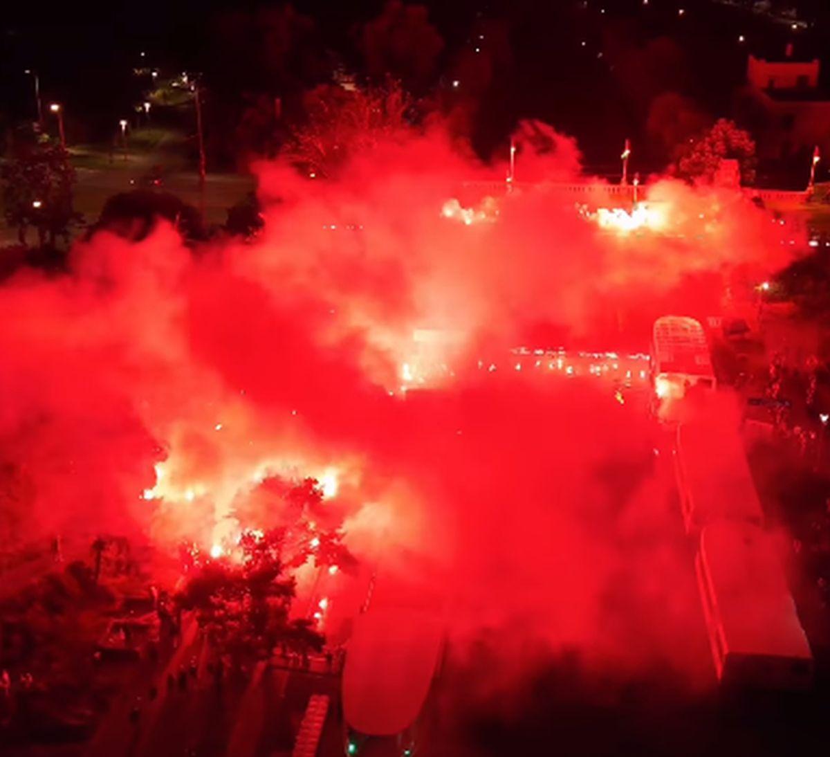 Sărbătoare alb-violet » Au „aprins” malurile Begăi după revenirea lui Poli Timișoara în Liga 2
