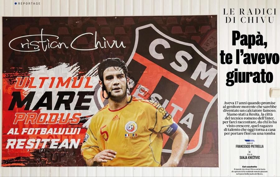 Elogiul suprem adus lui Cristi Chivu în Gazzetta dello Sport » Italienii îi fac o provocare culinară tradițională!