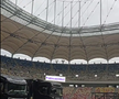 Cum arată Arena Națională înainte de concertul Metallica // Captură foto: TikTok