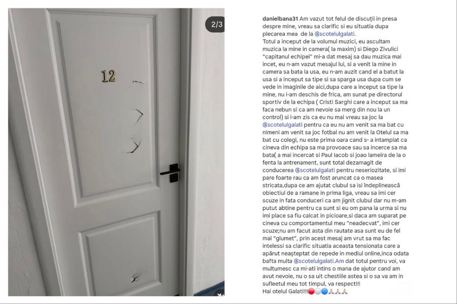 Dat afară de Oțelul, acuză: „Căpitanul Zivulic mi-a spart ușa, Iacob și Lameira au vrut să mă bată!”