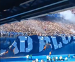 Fanii lui Hajduk au incendiat bannerul galeriei Dinamo Zagreb // Capturi FOTO: X