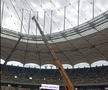 Cum arată Arena Națională înainte de concertul Metallica // Captură foto: TikTok