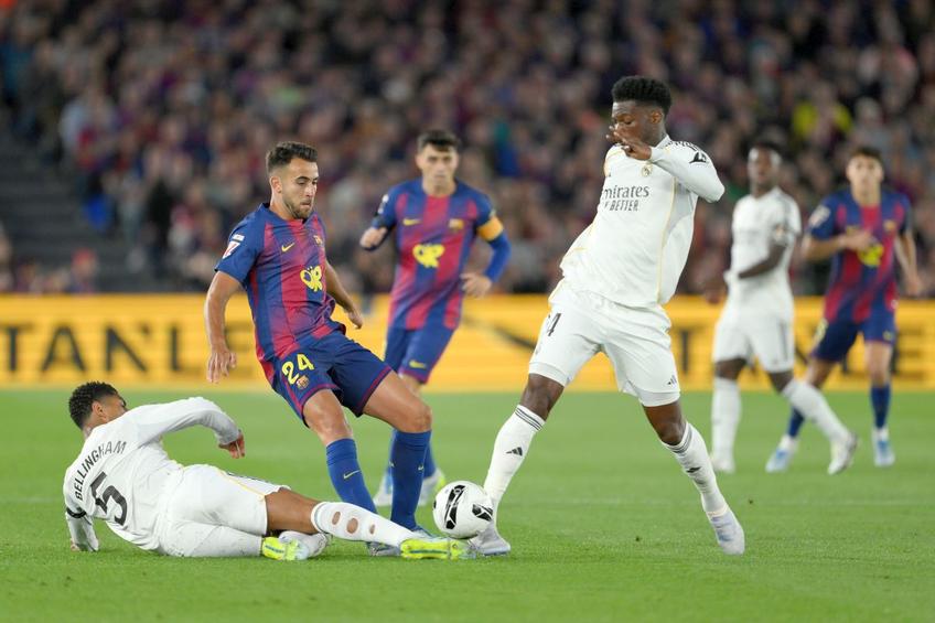 Aurelien Tchouameni, titular în Barcelona - Real Madrid, la trei zile după ce l-a băgat în spital pe Valverde // FOTO: Getty Images