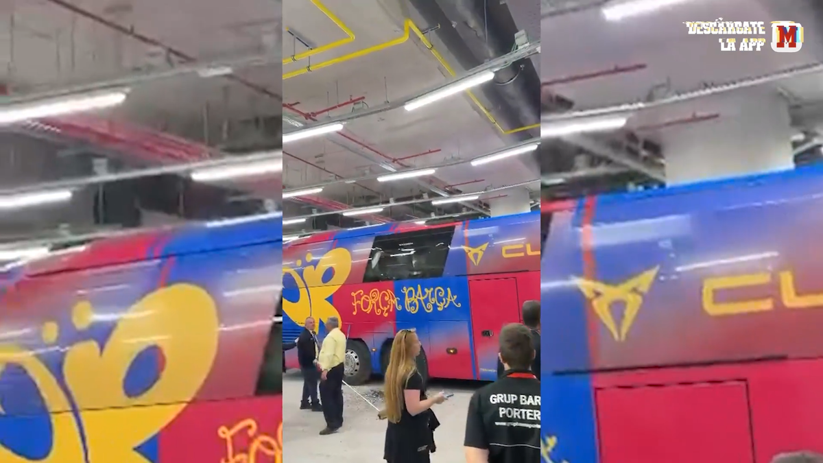 Fanii Barcelonei au aruncat cu obiecte în autocarul propriei echipe
