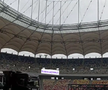 Cum arată Arena Națională înainte de concertul Metallica // Captură foto: TikTok