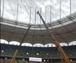Cum arată Arena Națională înainte de concertul Metallica // Captură foto: TikTok