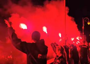 Sărbătoare alb-violet » Au „aprins” malurile Begăi după revenirea lui Poli Timișoara în Liga 2
