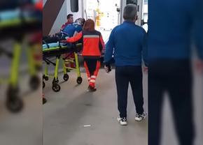 Au oprit autocarul pe drum și l-au dus la spital de urgență, imediat după duelul din Superliga