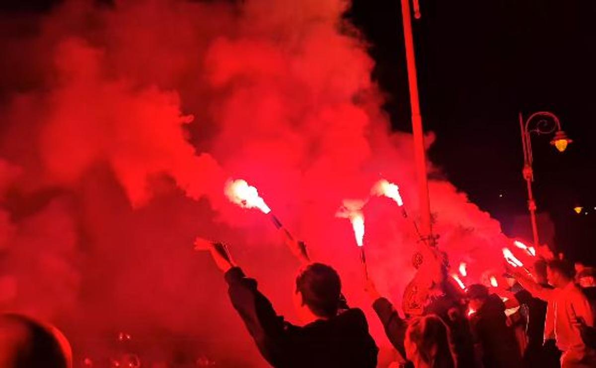 Sărbătoare alb-violet » Au „aprins” malurile Begăi după revenirea lui Poli Timișoara în Liga 2