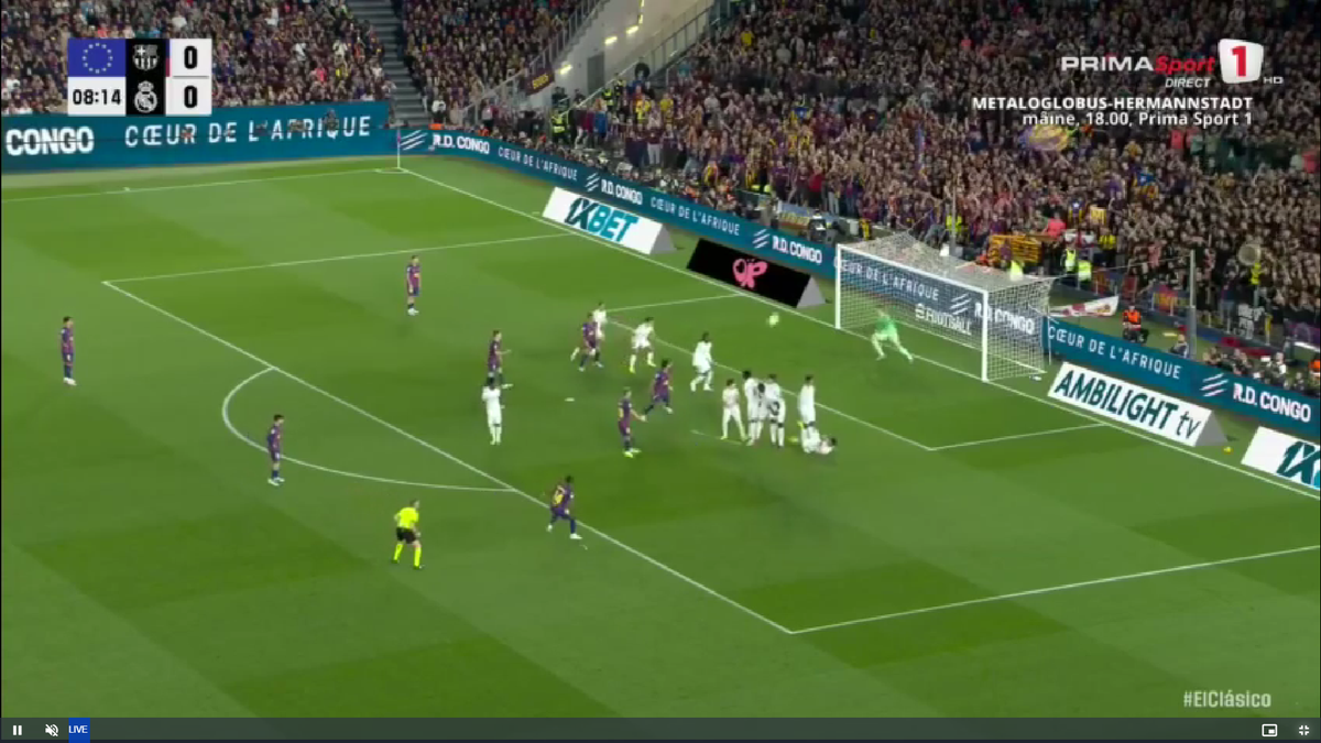 Execuție sublimă la deschiderea de scor din Barcelona - Real Madrid