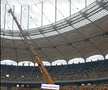 Cum arată Arena Națională înainte de concertul Metallica // Captură foto: TikTok