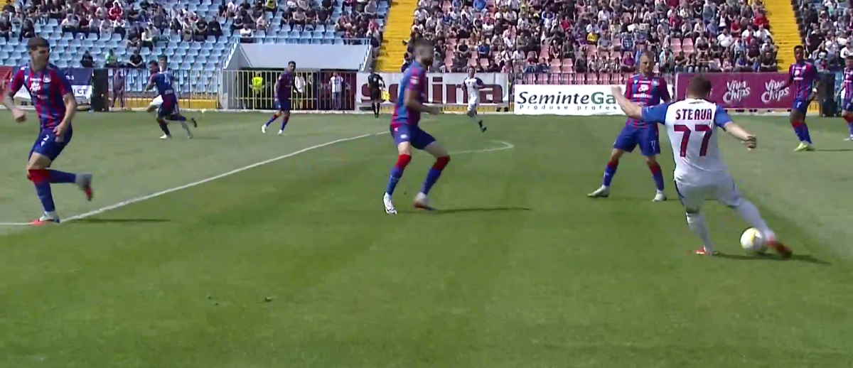 Gol magnific reușit de Adi Popa, Bihor - Steaua