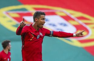 Încă o reușită în tricoul Portugaliei pentru Cristiano Ronaldo! Este la 5 goluri de recordul mondial!