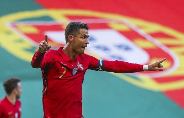 Încă o reușită în tricoul Portugaliei pentru Cristiano Ronaldo! Este la 5 goluri de recordul mondial!