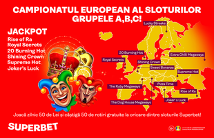 Sloturile Campionatului European sunt la Superbet. Partea 1/2 – Grupele A, B, C