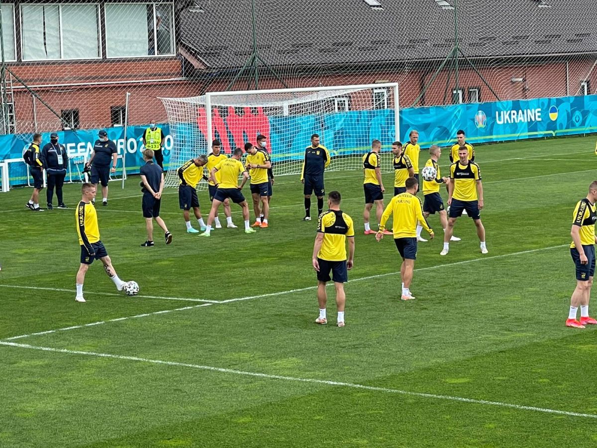 „Naționala” Ucrainei, un nou antrenament pe stadionul din Voluntari » Ce a făcut marele Shevchenko