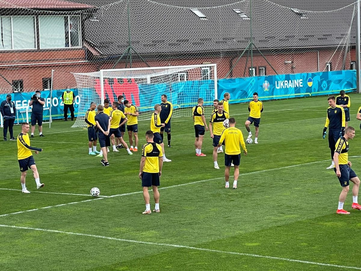 „Naționala” Ucrainei, un nou antrenament pe stadionul din Voluntari » Ce a făcut marele Shevchenko