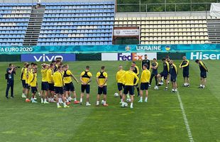 „Naționala” Ucrainei, un nou antrenament pe stadionul din Voluntari » Ce a făcut marele Shevchenko