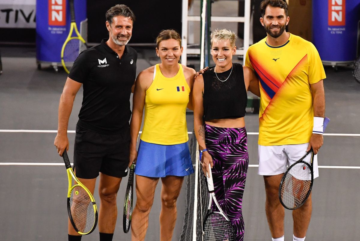 Imagini de excepție la meciul de retragere al lui Horia Tecău. Simona Halep a făcut pereche cu Patrick Mouratoglou
