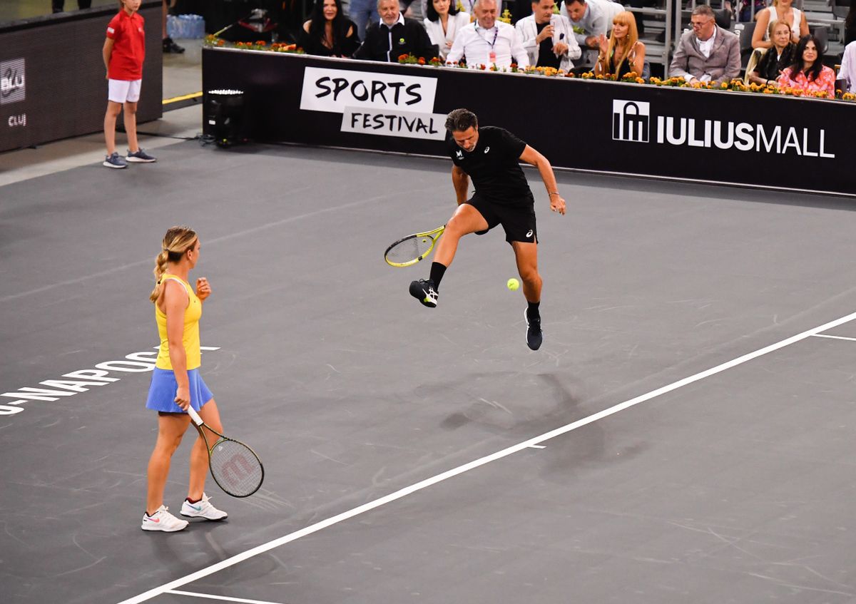 Imagini tari la meciul de retragere al lui Horia Tecău. Simona Halep a făcut pereche cu Patrick Mouratoglou, într-o atmosferă de vis
