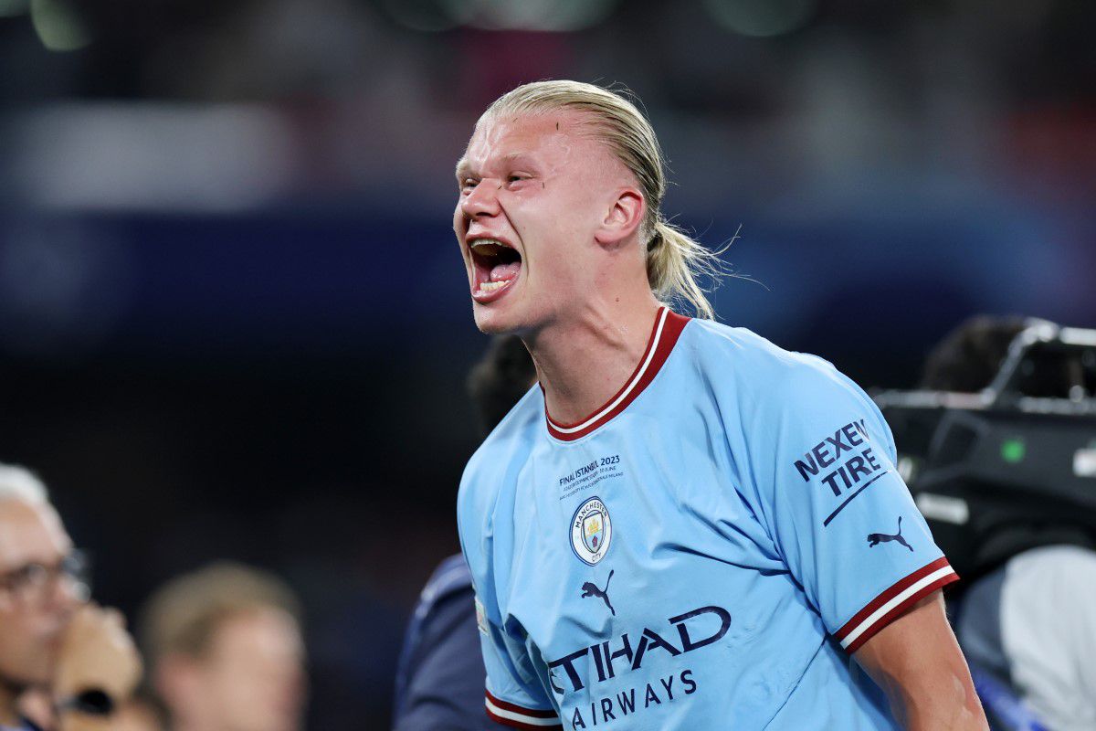 Bucurie Manchester City după finala Champions League