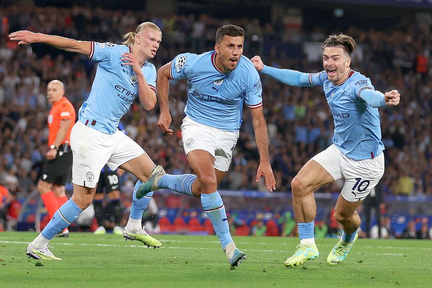 Jack Grealish, în dreapta, este decarul lui Manchester City // foto: Guliver/gettyimages