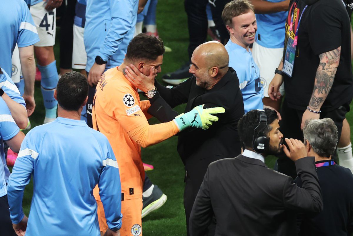 Bucurie Manchester City după finala Champions League
