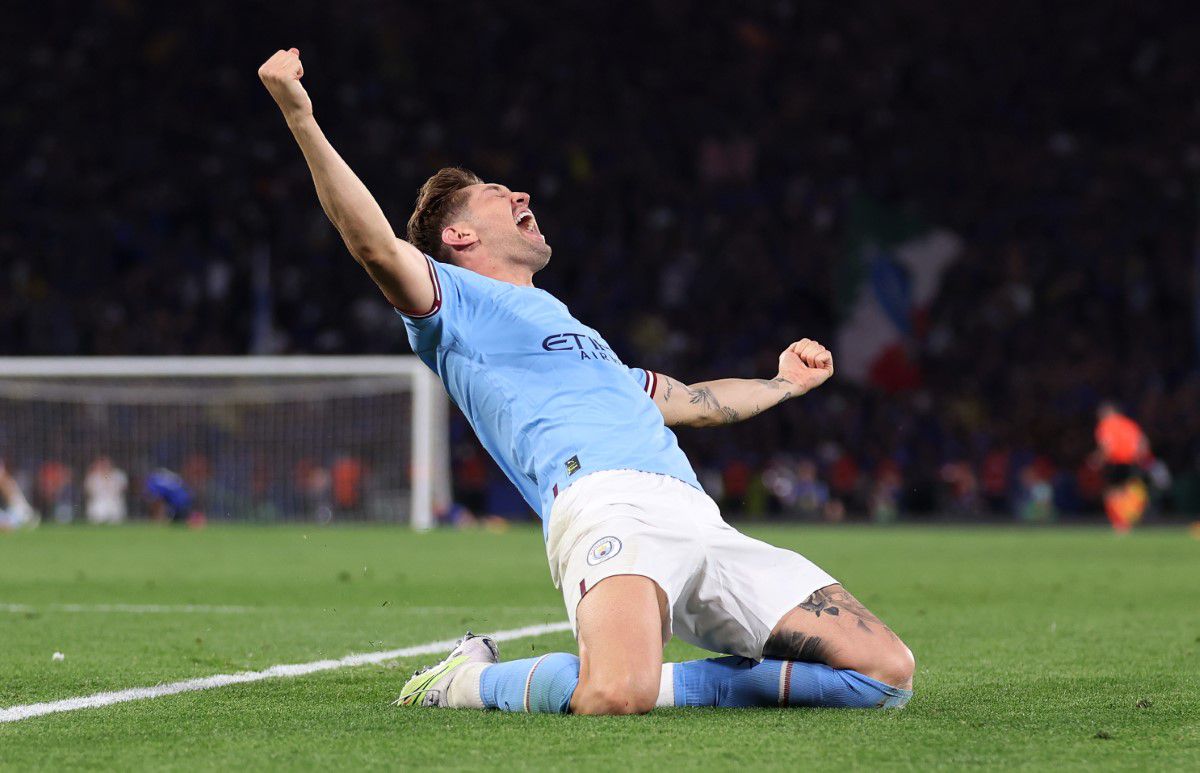 Bucurie Manchester City după finala Champions League