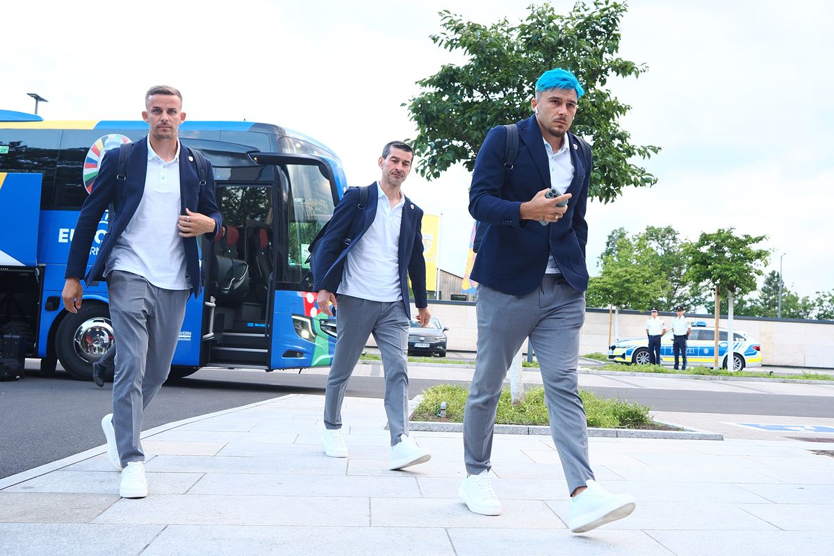 Sosirea echipei naționale în Germania - Euro 2024