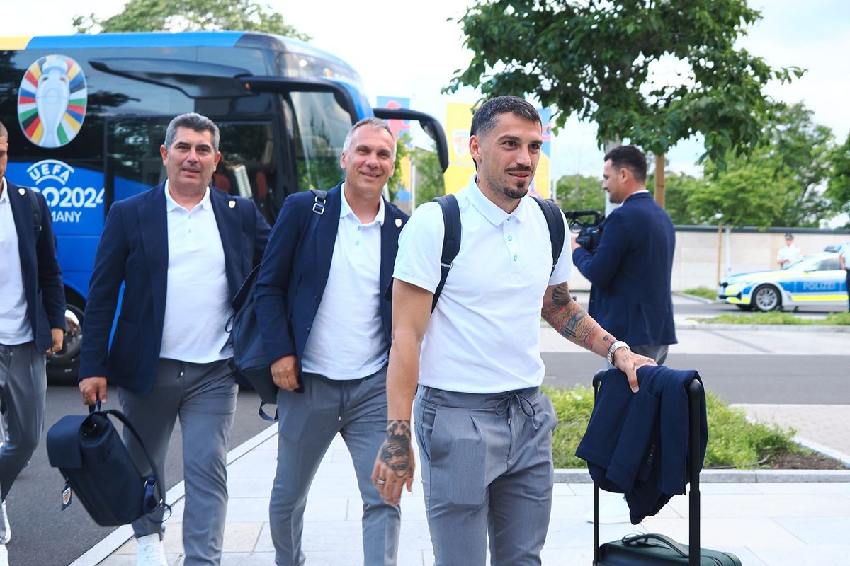 Sosirea echipei naționale în Germania - Euro 2024