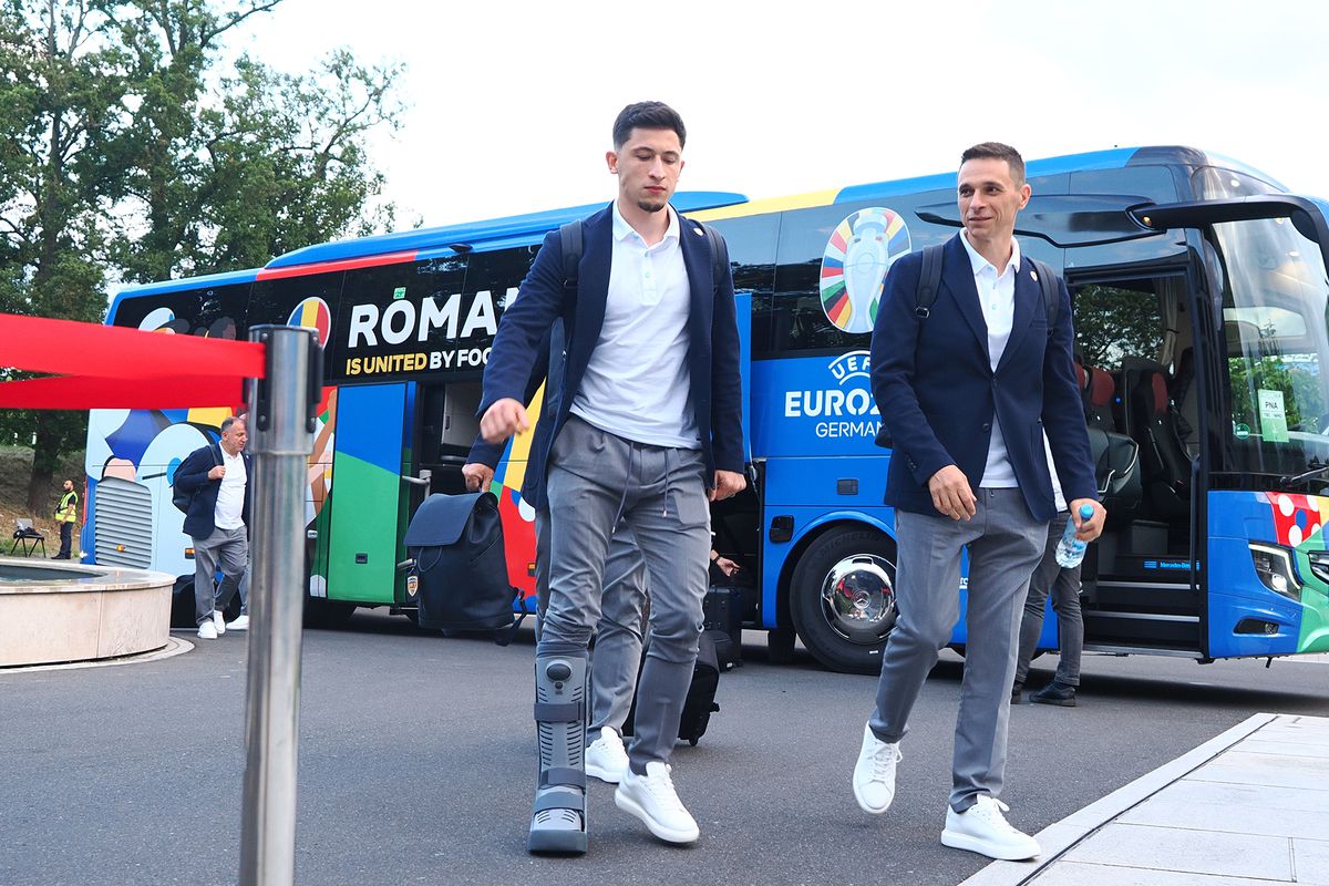 Sosirea echipei naționale în Germania - Euro 2024