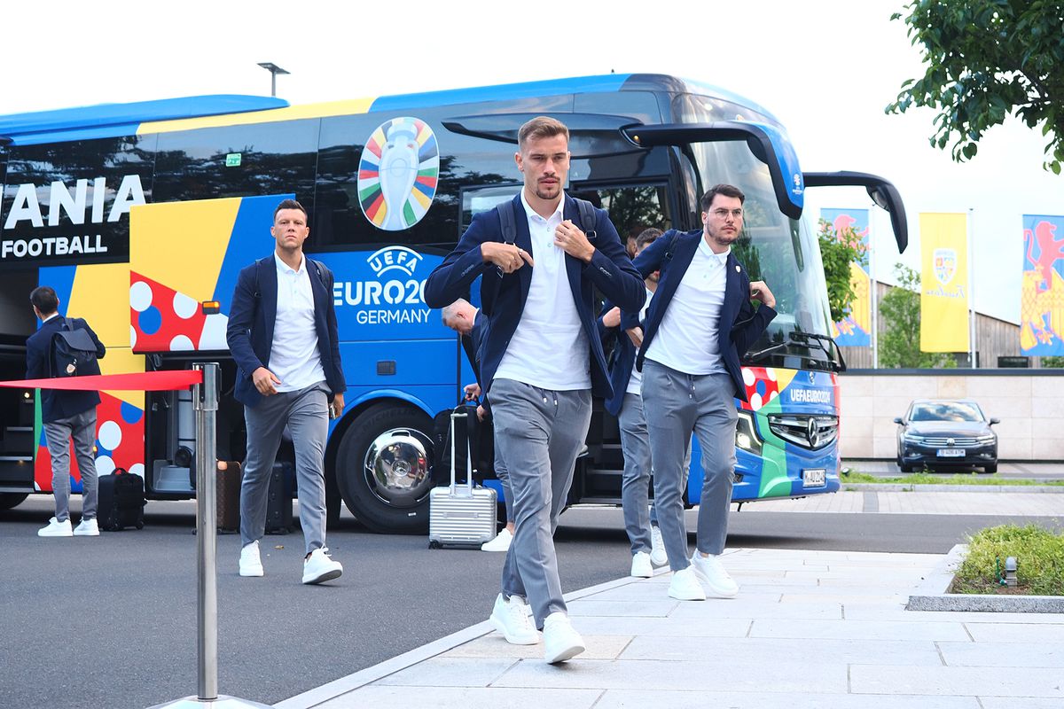 Sosirea echipei naționale în Germania - Euro 2024