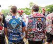 Suporterii nemți din fancluburi și-au etalat vestele personalizate