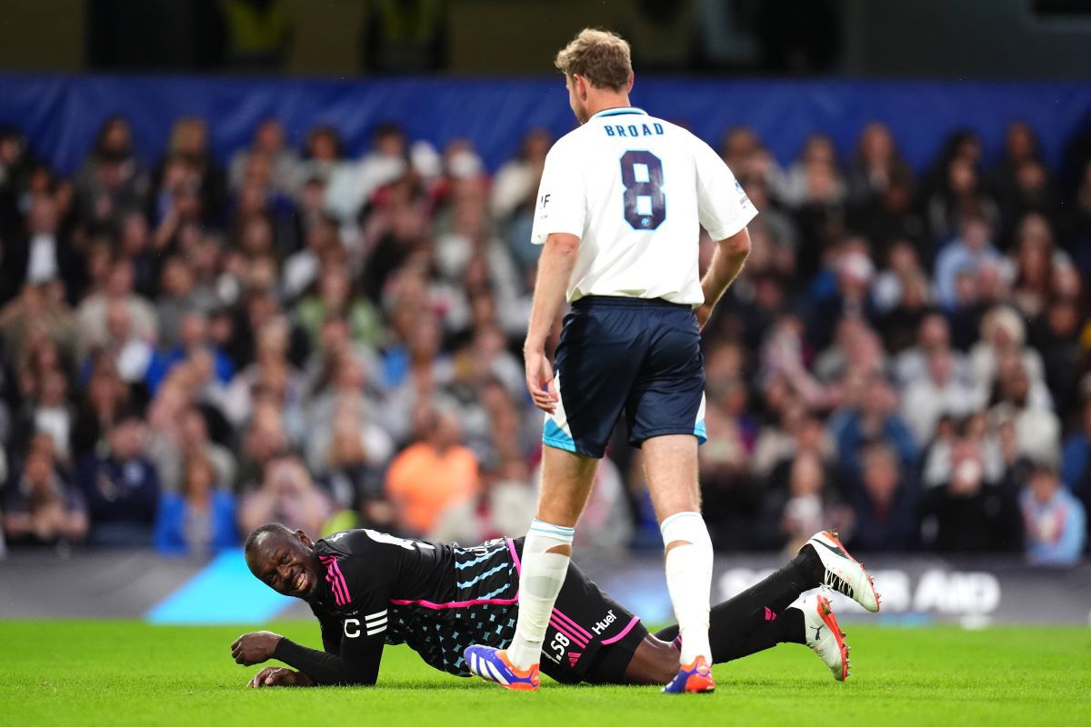 Usain Bolt s-a accidentat grav la un meci caritabil de fotbal!