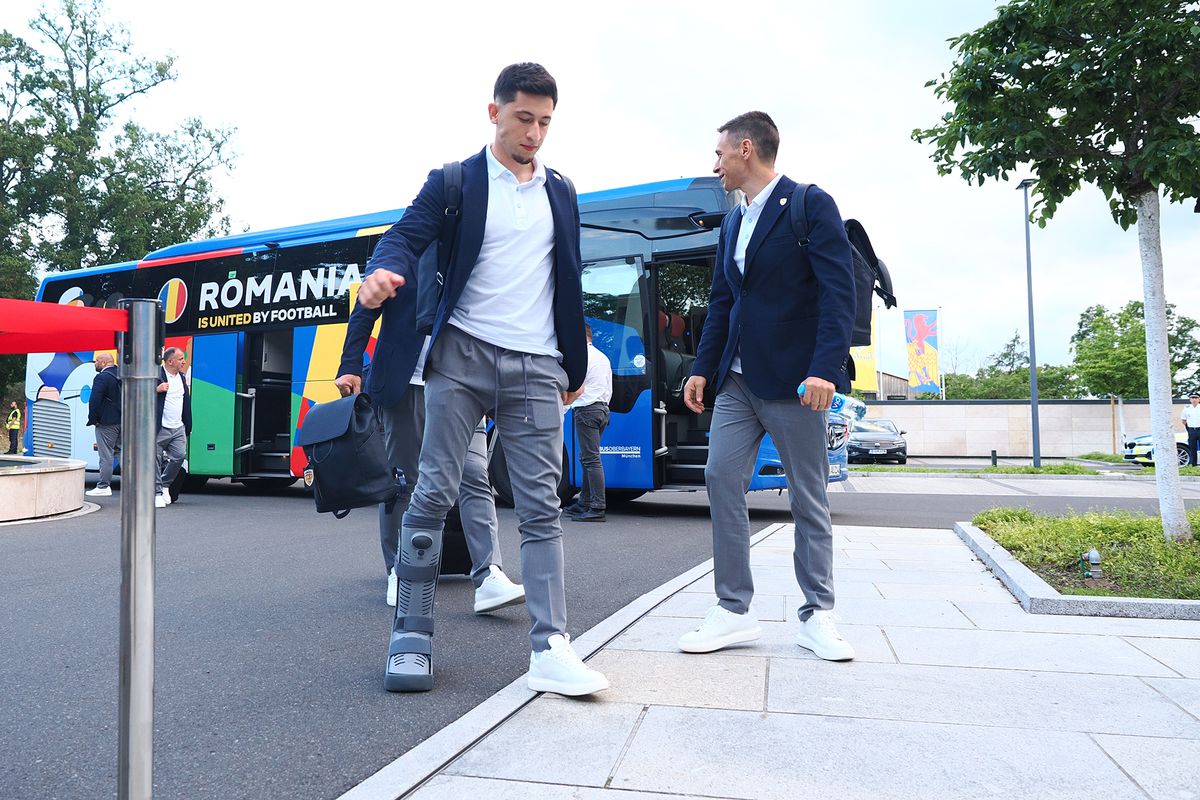 Sosirea echipei naționale în Germania - Euro 2024