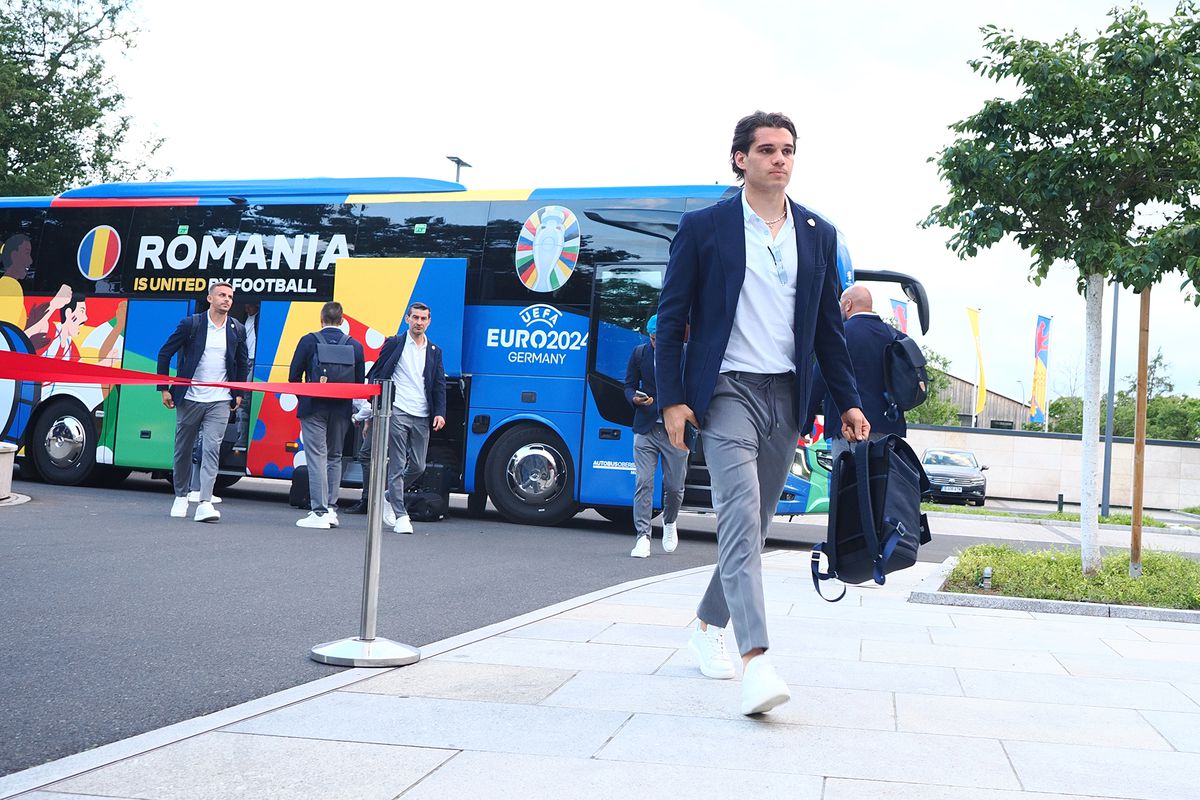 Sosirea echipei naționale în Germania - Euro 2024