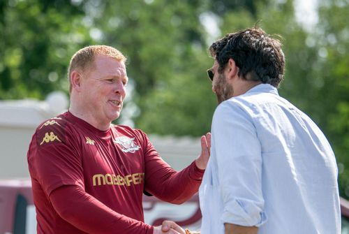 Rapidiștii s-au reunit pe 10 iunie sub comanda lui Neil Lennon, foto: Facebook FC Rapid 1923