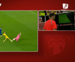 Faza îndelung analizată de VAR, cu câteva momente înainte ca România să „îngenuncheze” Cipru » Trebuia sau nu cartonaș roșu?