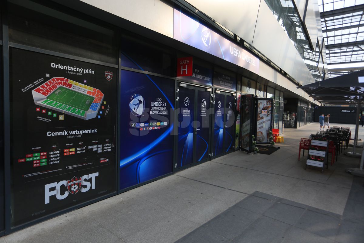 Universitatea Craiova joacă pe un stadion inedit cu Spartak Trnava: intrarea se face prin mall!