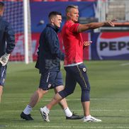 Antrenamentul de marţi din Trnava al echipei naţionale de tineret FOTO: Ionuţ Iordache (GSP)