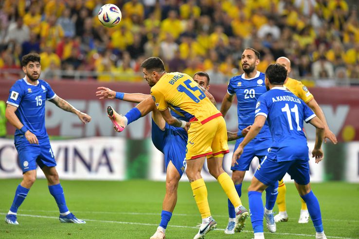 Burcă, în România - Cipru, în preliminariile CM/ FOTO: Cristi Preda (GSP)