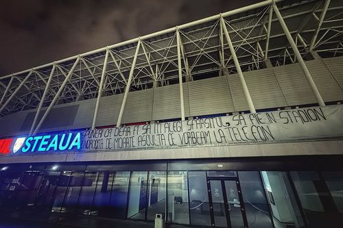 Grupul Glas a afișat un banner în Ghencea în memoria suporterului decedat la finala Nations Leagu, susținător al celor de la Steaua