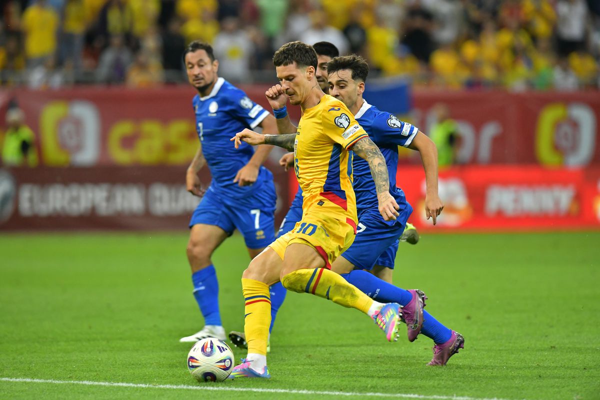 L-a comparat cu Iniesta, după prima repriză din România - Cipru: „Entuziasmant!”