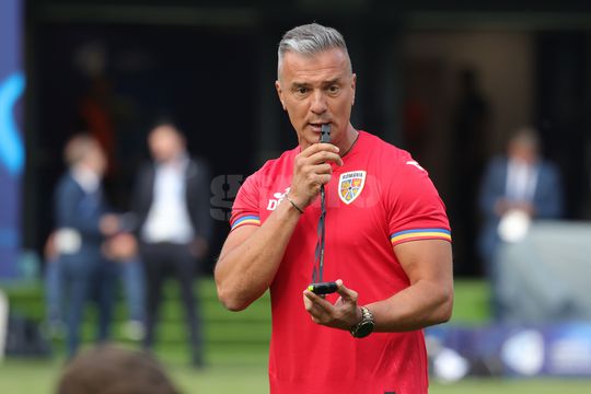 Antrenamentul de marţi din Trnava al echipei naţionale de tineret FOTO: Ionuţ Iordache (GSP)