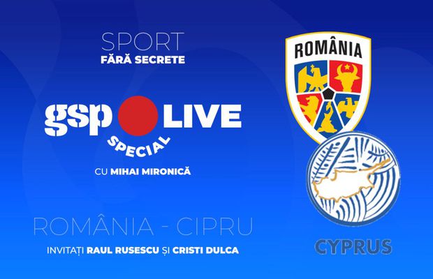 România - Cipru, în preliminariile Campionatului Mondial » Tricolorii caută victoria! Comentăm cu Raul Rusescu și Cristi Dulca, la GSP Live Special