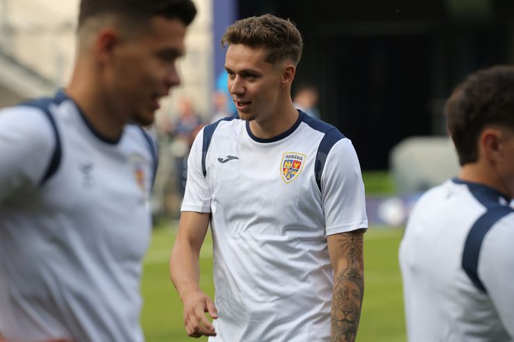 Antrenamentul de marţi din Trnava al echipei naţionale de tineret FOTO: Ionuţ Iordache (GSP)