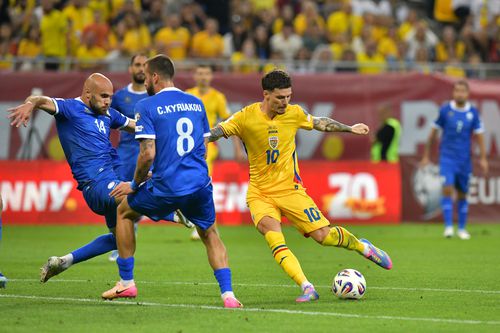 FOTO Dennis Man, prestație de vis în România - Cipru: i-a egalat pe Liță Dumitru și Mateuț! Incredibil de când nu mai marcase