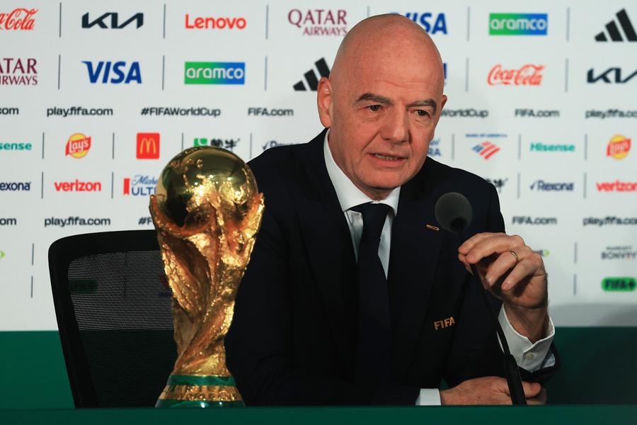 Gianni Infantino, președintele FIFA // FOTO: Ionuț Iordache (GSP) Gluma lui Gianni Infantino ne dă speranțe pentru viitoarele Mondiale: „Cu 64 de echipe naționale, poate s-ar califica. Ori 228!”