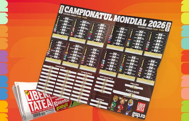 Programul Campionatului Mondial + POSTER special la chioșcuri, împreună cu ziarul Libertatea de joi!