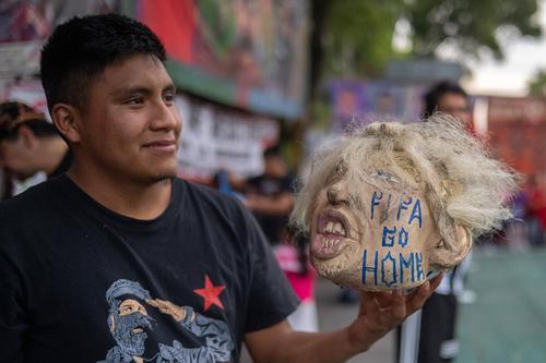 Imagine de la un protest Anti-FIFA FOTO: Imago